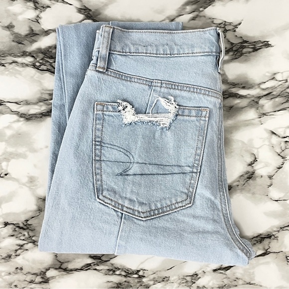 American Eagle Stretch '90s Skinny Jean Stretch Light Wash size 4 - Picture 2 of 11